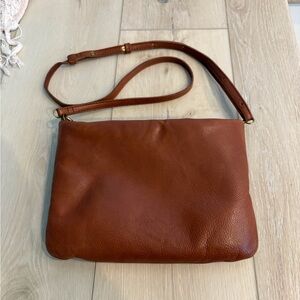Madewell Brown Leather Crossbody Bag